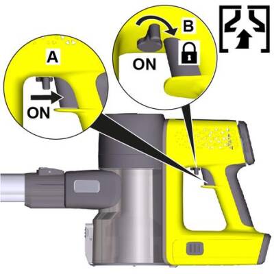 Karcher VC 7 Yourmax Extra 25.2 V Dikey Şarjlı Süpürge - 8