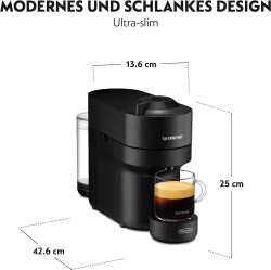 Nespresso DeLonghi ENV90.B Vertuo Pop Kapsül Kahve Makinesi - 3